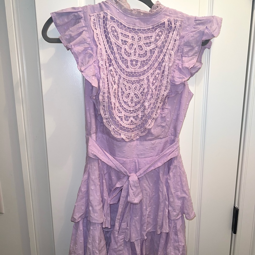 Hello Molly purple romper size small